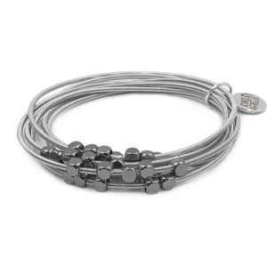 NEW! Kinsley Armelle Metallic-Gunmetal Bracelet